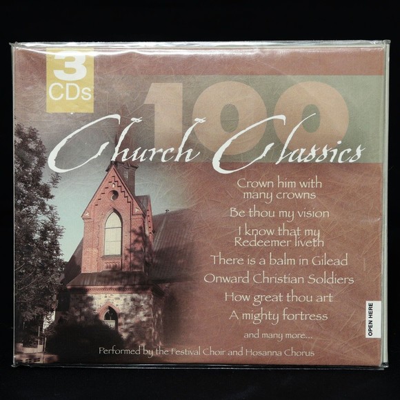 100 Church Classics by Festival Choir, Hosanna (CD, 3 Discs, 2004) NEW SEALED - Picture 1 of 7